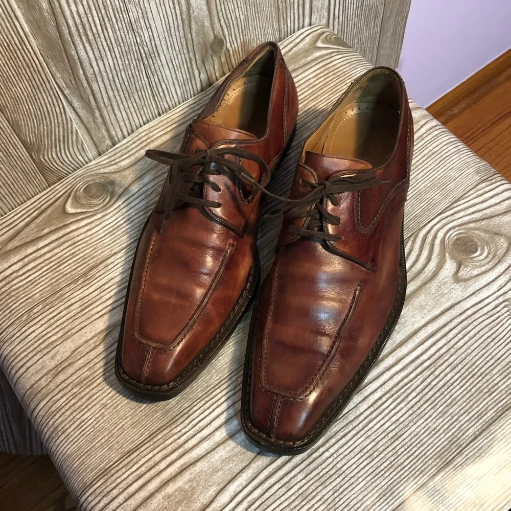 Magnanni Teodoro Split Toe Oxford  Sz 10 - Picture 7 of 12